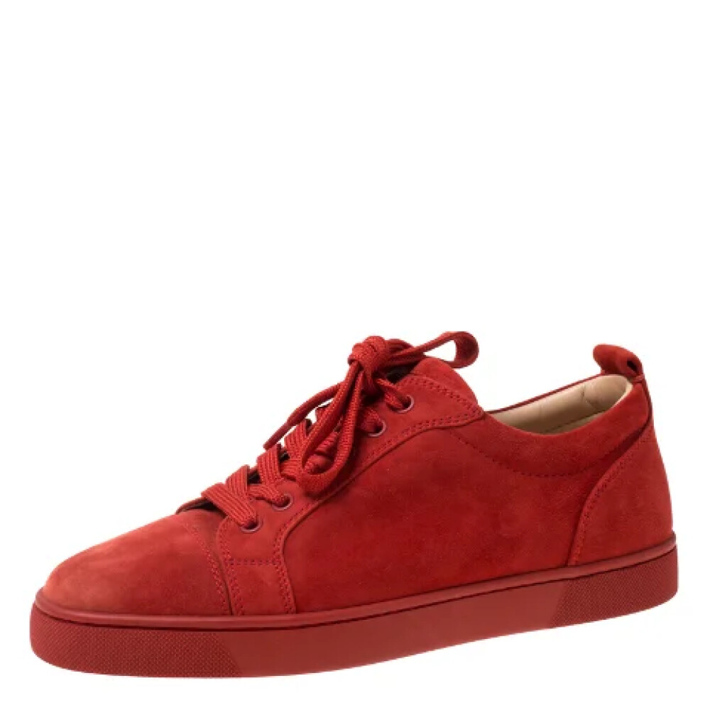 Christian louboutin suede store sneakers