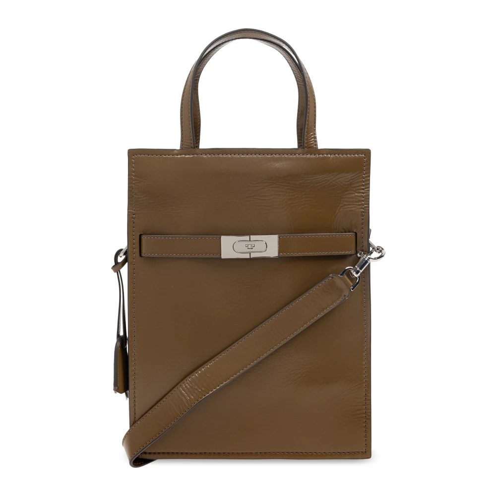 TORY BURCH Tas Lee Radziwill Brown Dames