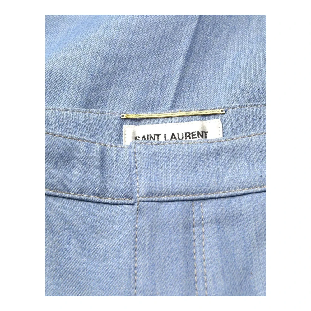Saint Laurent Bootcut Jeans Blue Dames