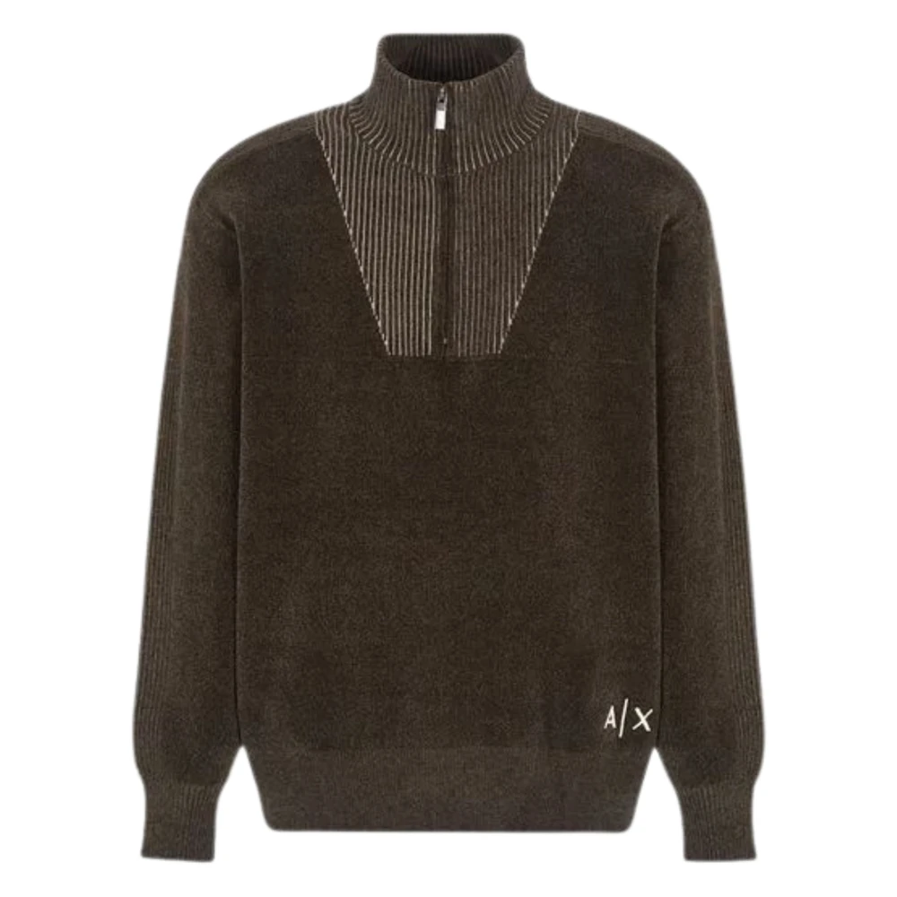 Armani Exchange Groene Pullover Sweater Stijlvolle Mode Green Heren