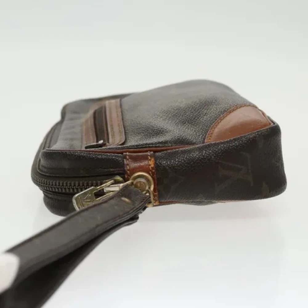 Louis Vuitton Vintage Pre-owned Canvas clutches Brown Dames