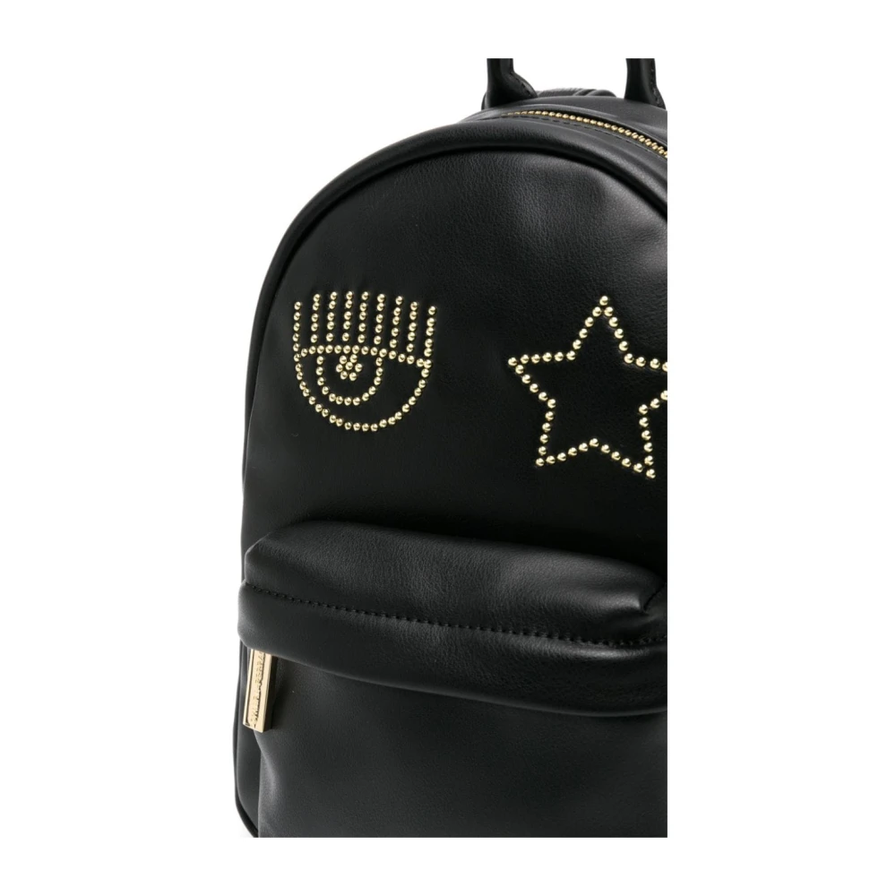 Chiara Ferragni Collection Zwarte Bucket Bag Rugzak voor Vrouwen Black Dames