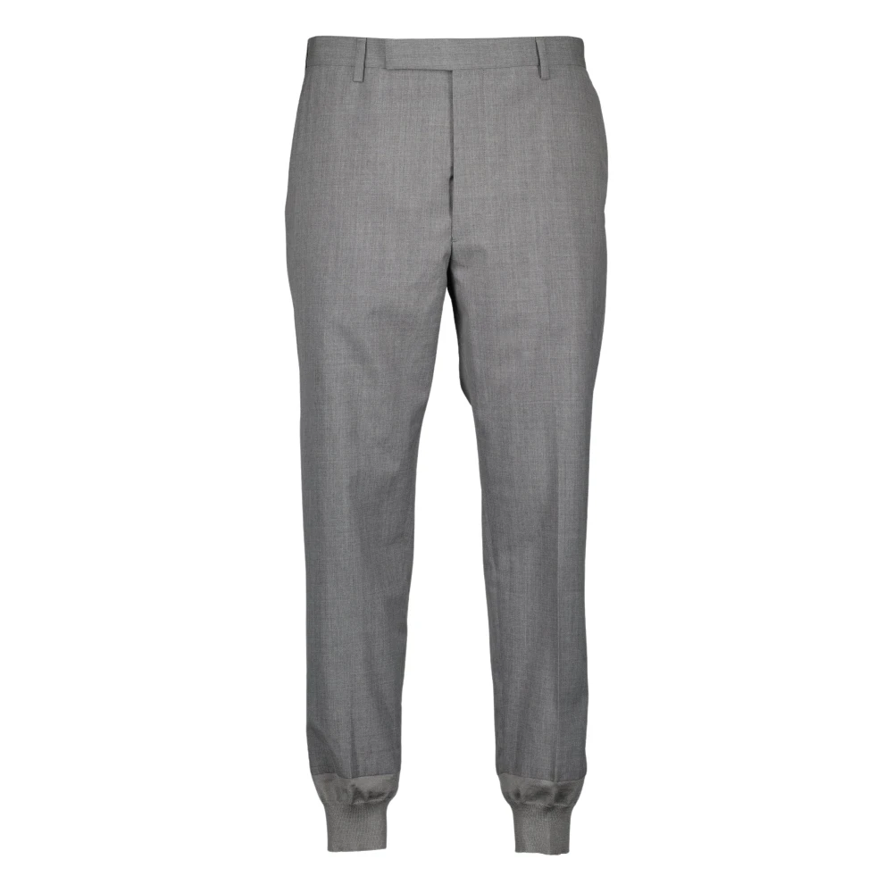 Prada Gray Sweatpants, Male, M, Wool Joggers