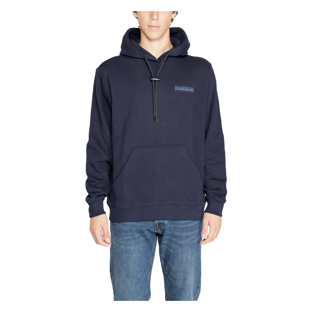 Napapijri Blauwe Hoodie Heren Herfst Winter Blue Heren