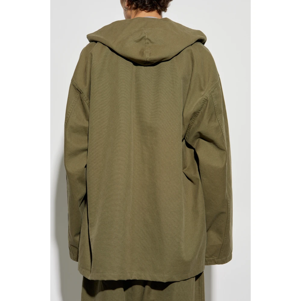 Balenciaga Capuchonjack Green Heren