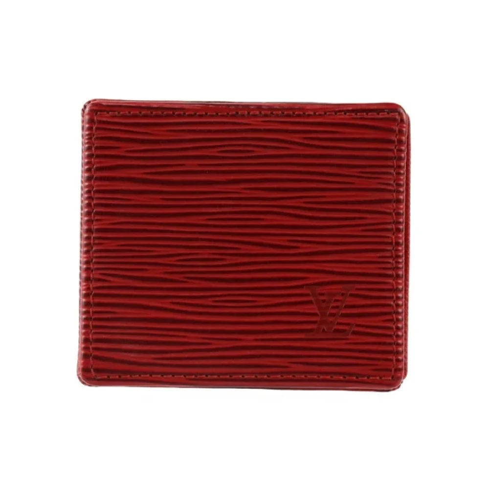 Louis Vuitton Vintage Pre-owned Leather wallets Red Unisex