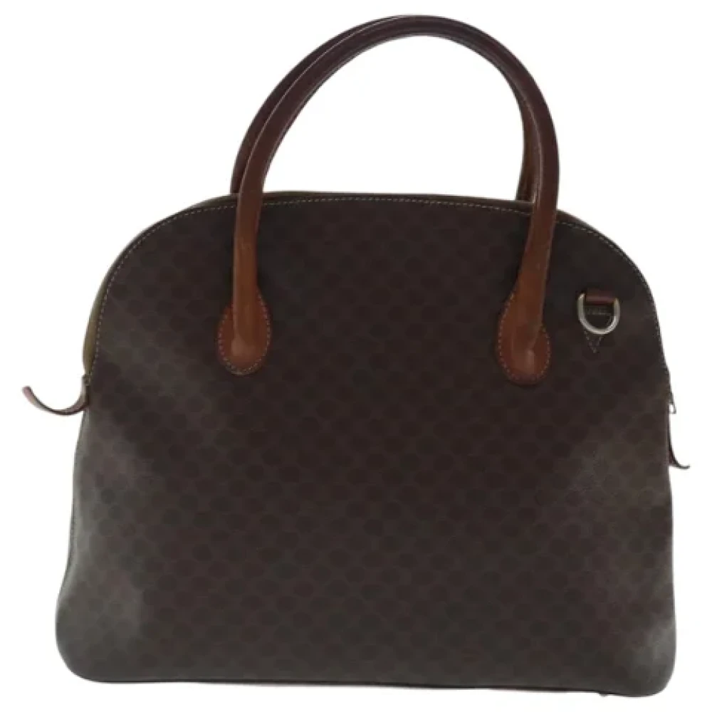 Celine Vintage Pre-owned Leather handbags Brown Dames