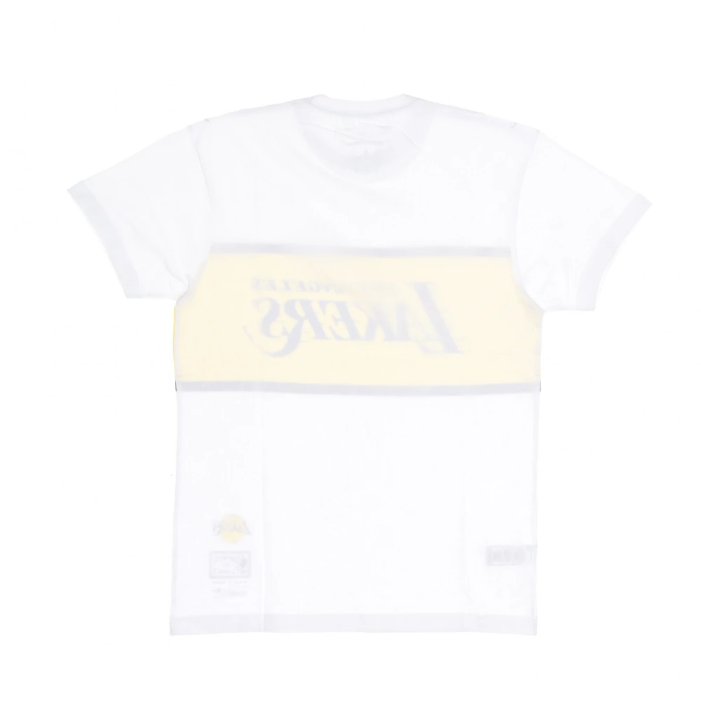 Mitchell & Ness NBA Block Tee Hardwood Classics White Heren