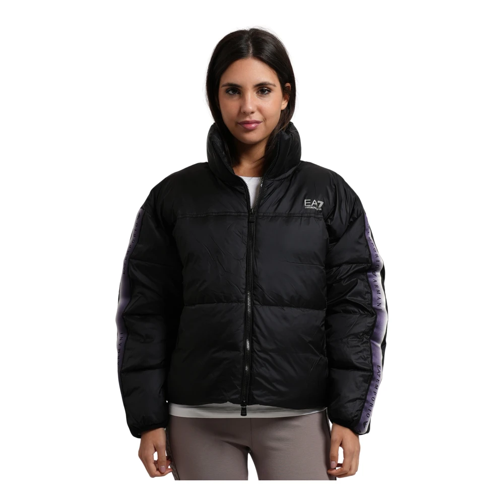 Emporio Armani Donna Nero - Giacca Bomber Imbottita Natural Ventus 7 - Jackets - L