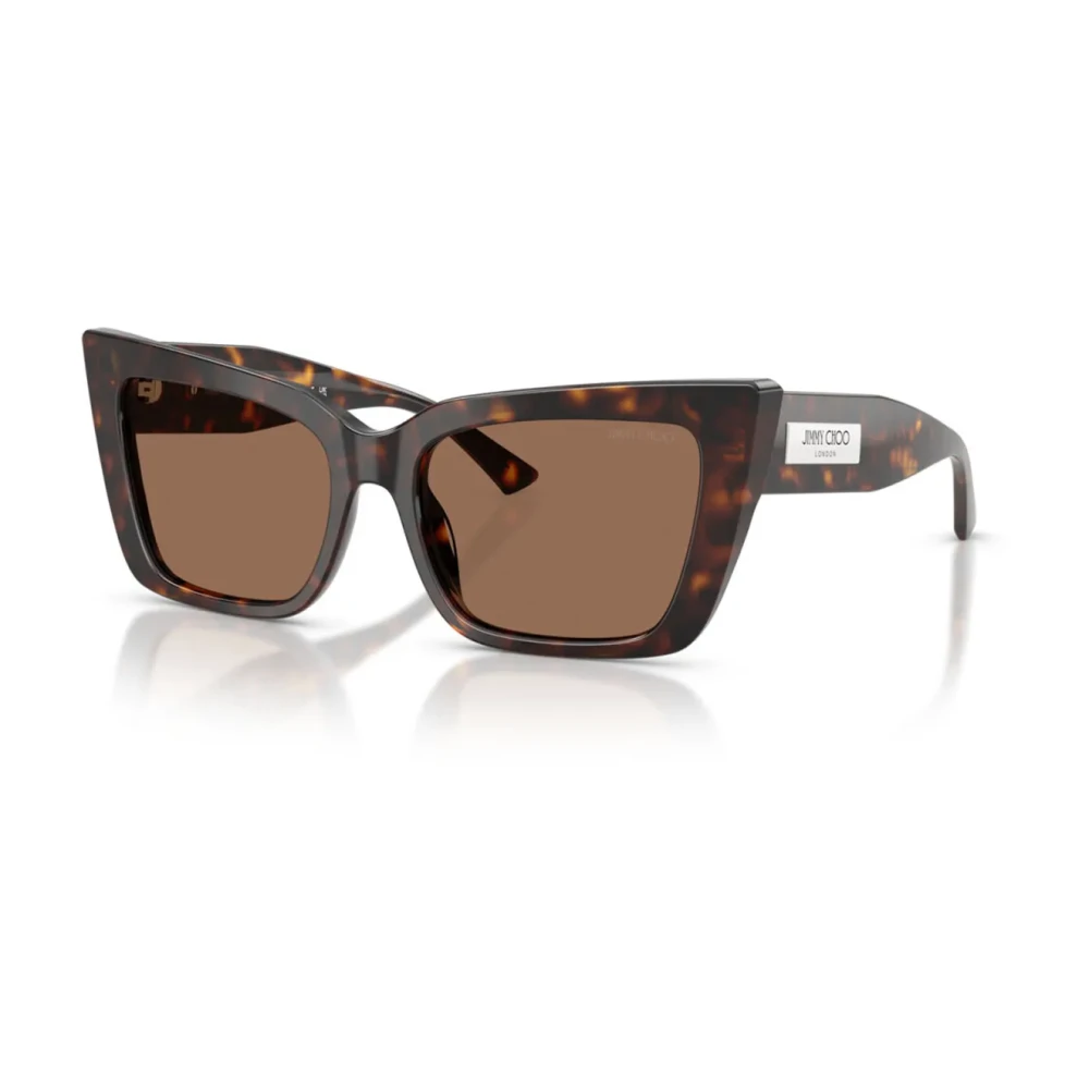Jimmy Choo Women's Brown Sunglasses, 54 Mm, Butterfly Style Sunglasses