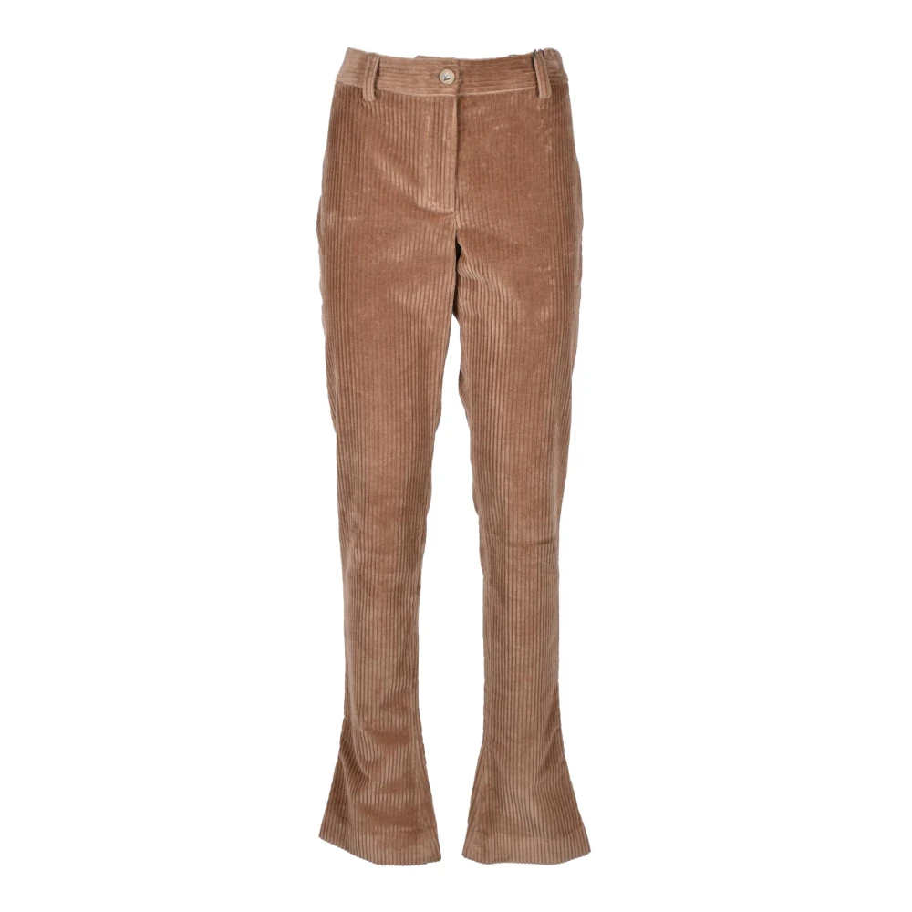 Dolce & Gabbana Katoen Elastaan Pantalone Brown Dames