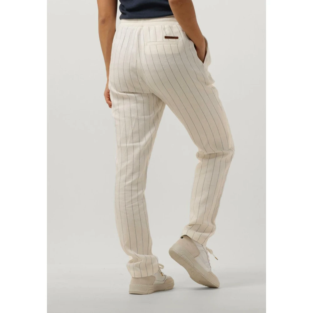 Moscow Witte Trendy Pantalon voor Vrouwen White Dames
