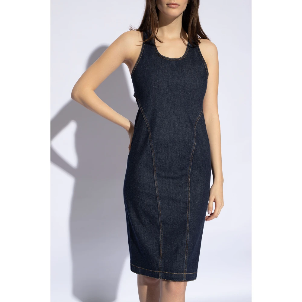 Alaïa Denim jurk Blue Dames