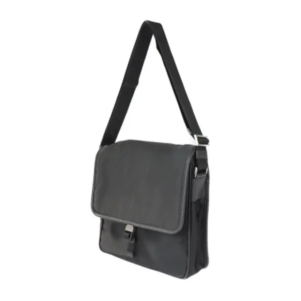 Prada Vintage Pre-owned Leather prada-bags Black Dames