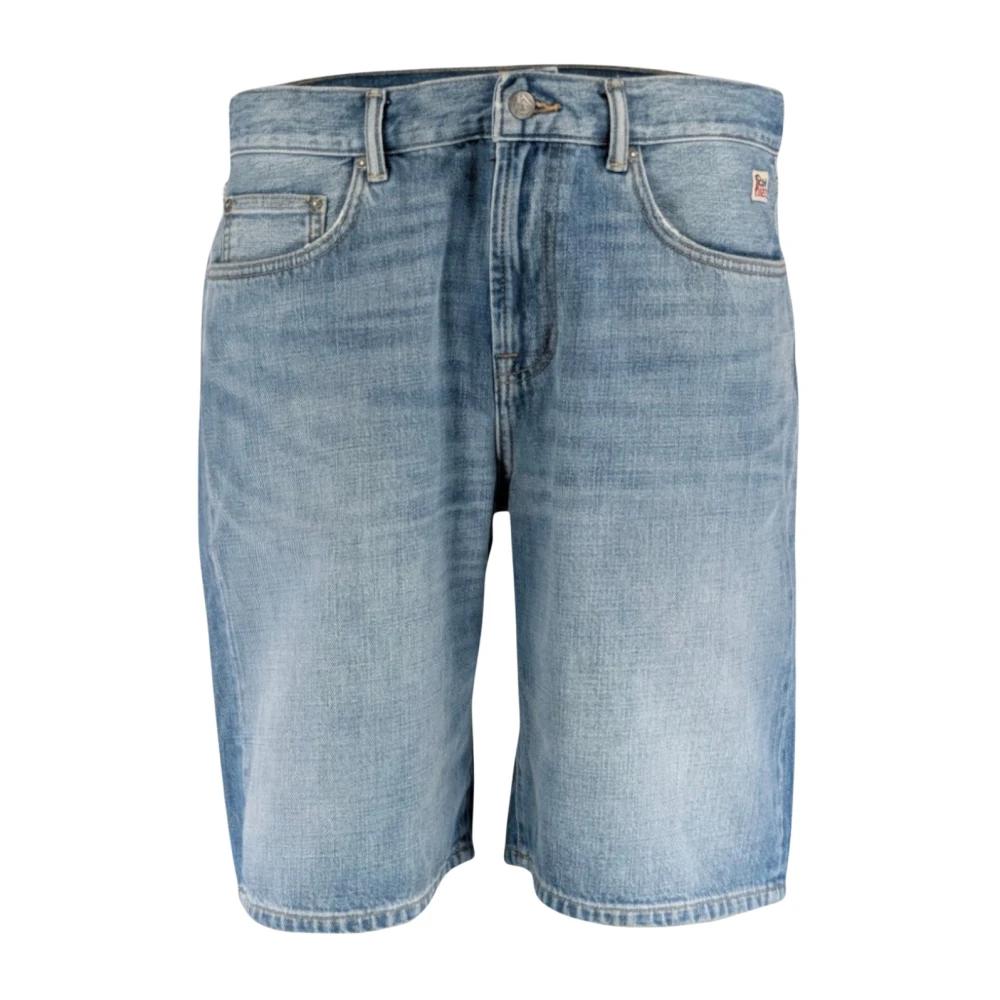 Roy Roger's Men's Blue Denim Shorts, W32, Cult Wide Bermuda