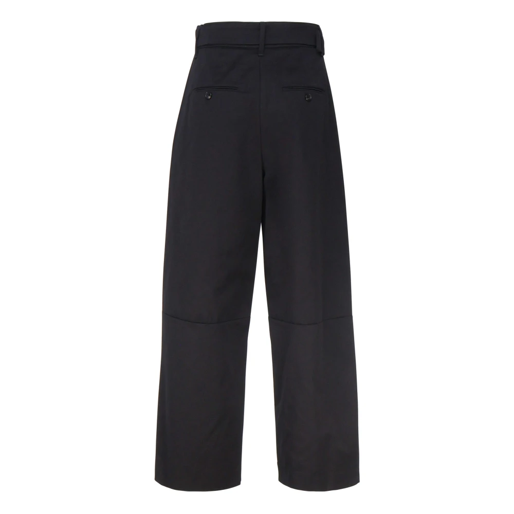 Max Mara Zwarte Broek Dina Lange Broek Black Dames
