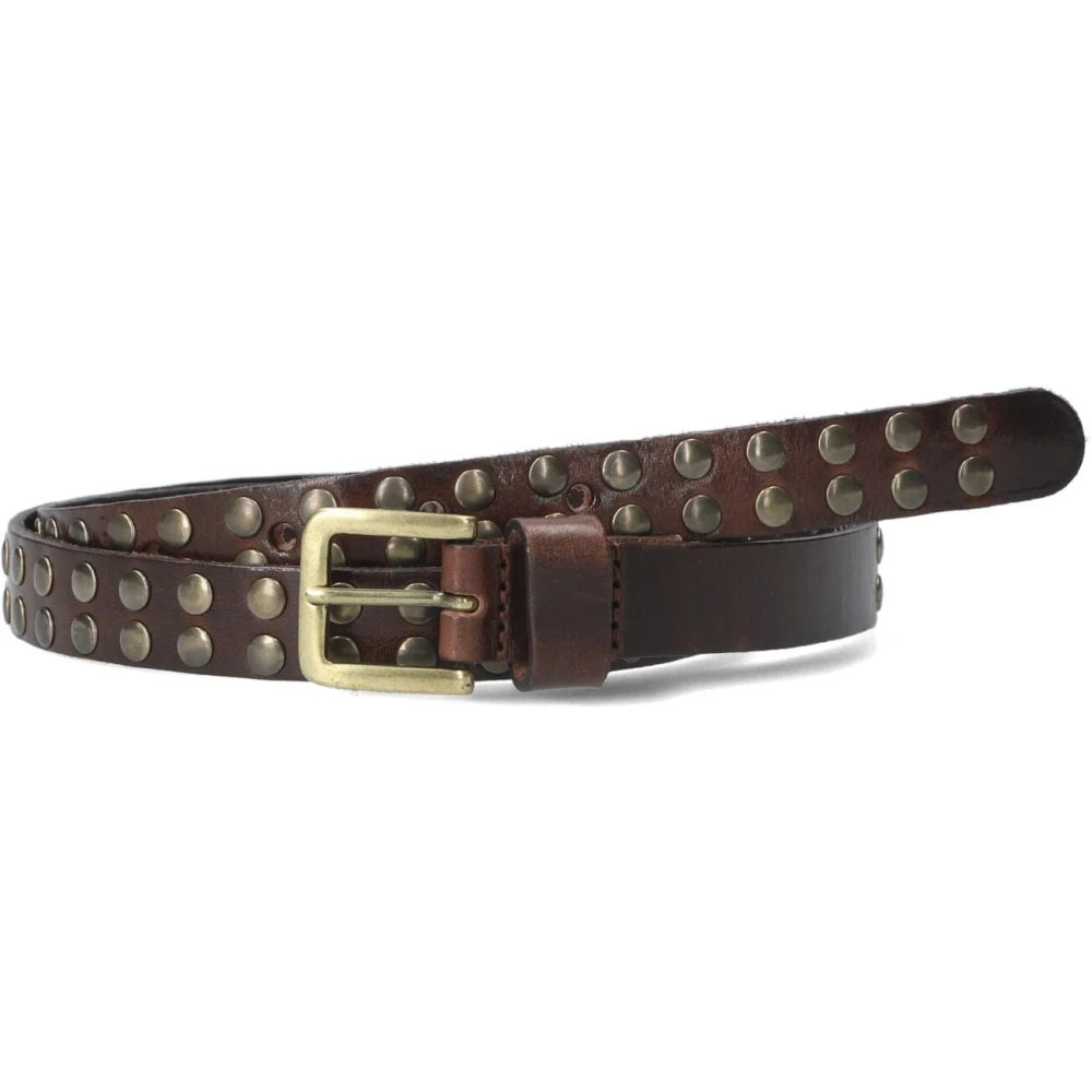 Legend Bruin Leren Riem met Metalen Studs Brown Dames