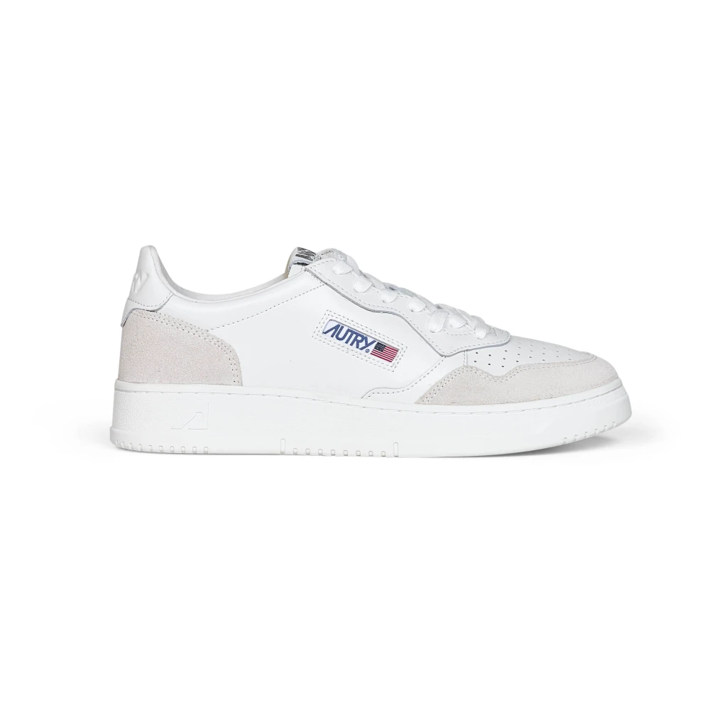 Autry White Sneakers, Male, 9 Uk, Medalist Low