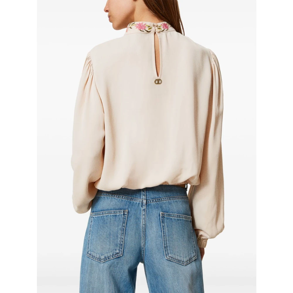 Twinset Multicolor Shirt voor Vrouwen Beige Dames