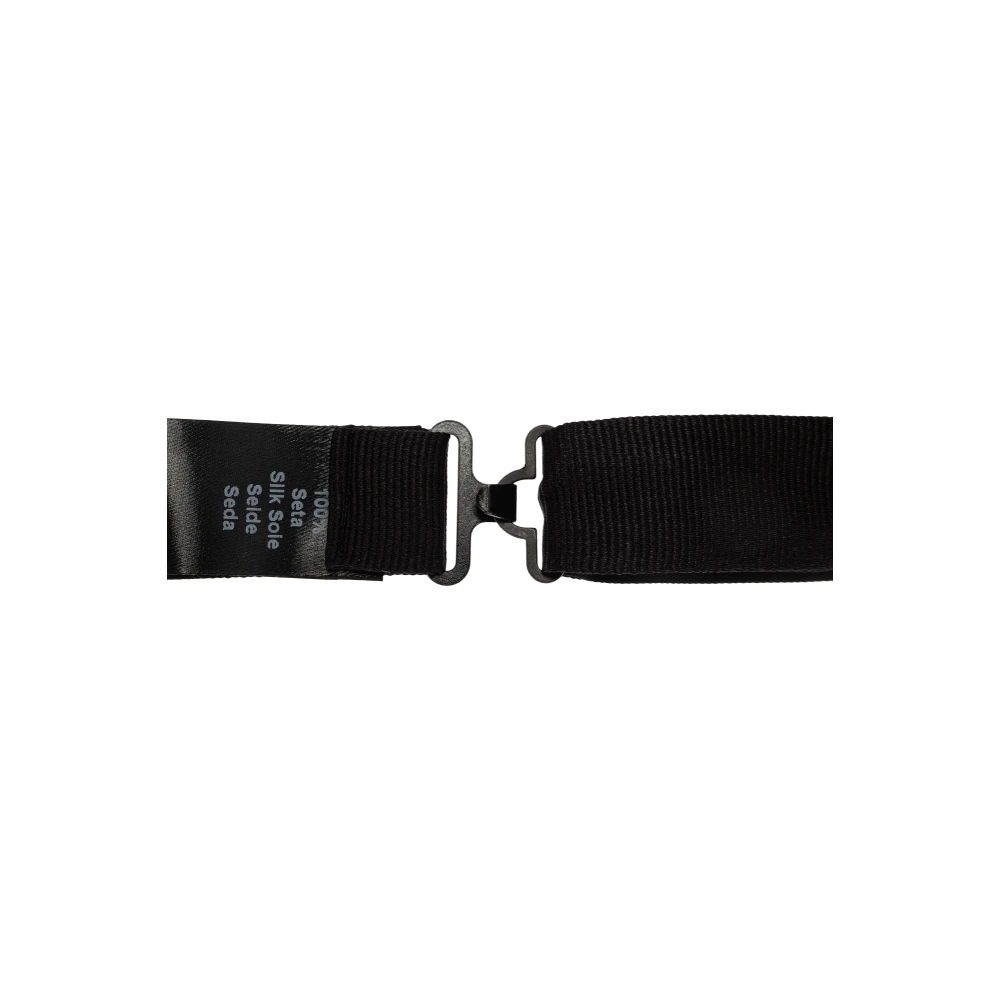 Lanvin Zijden vlinderdas Black Heren
