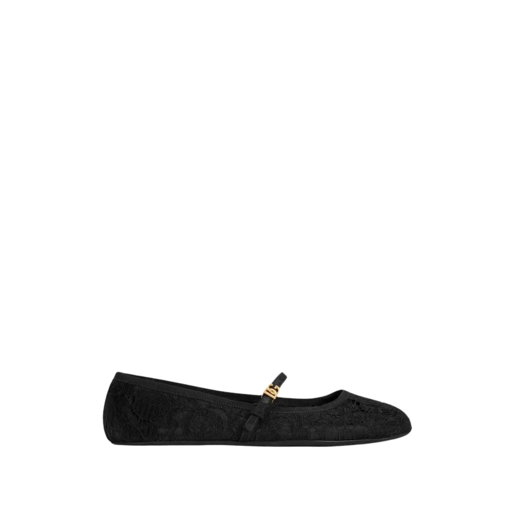 Dolce & Gabbana , Ballerina Shoes, Female, Black, 3 Uk, Ballerinas