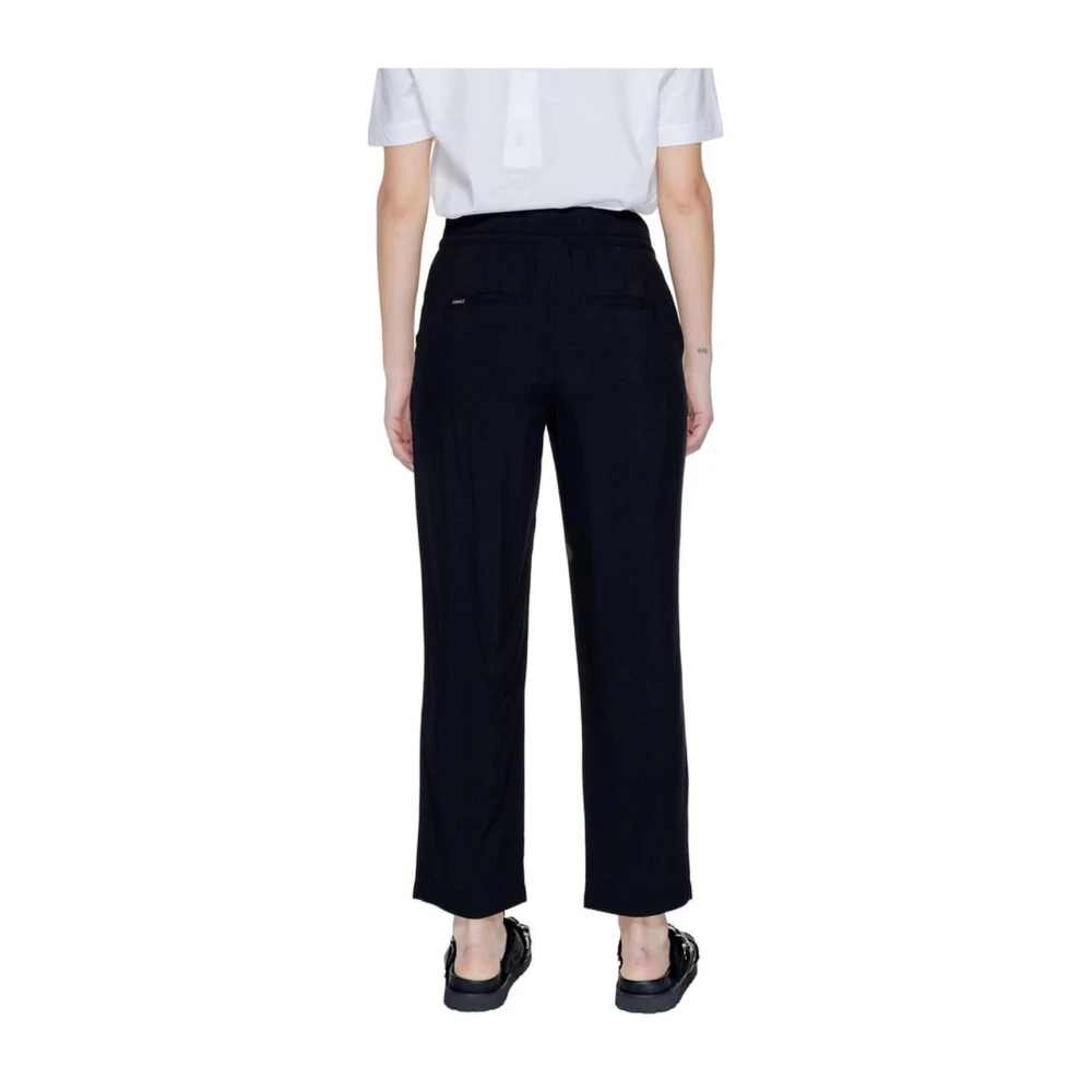 Street One Viscose Regular Broek voor Vrouwen Black Dames