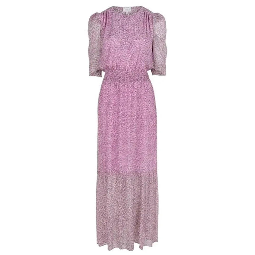 Dante 6 Kvinno Rosa Klänningar Dam, S, Chiffong, D6 Enika Maxi Klänning
