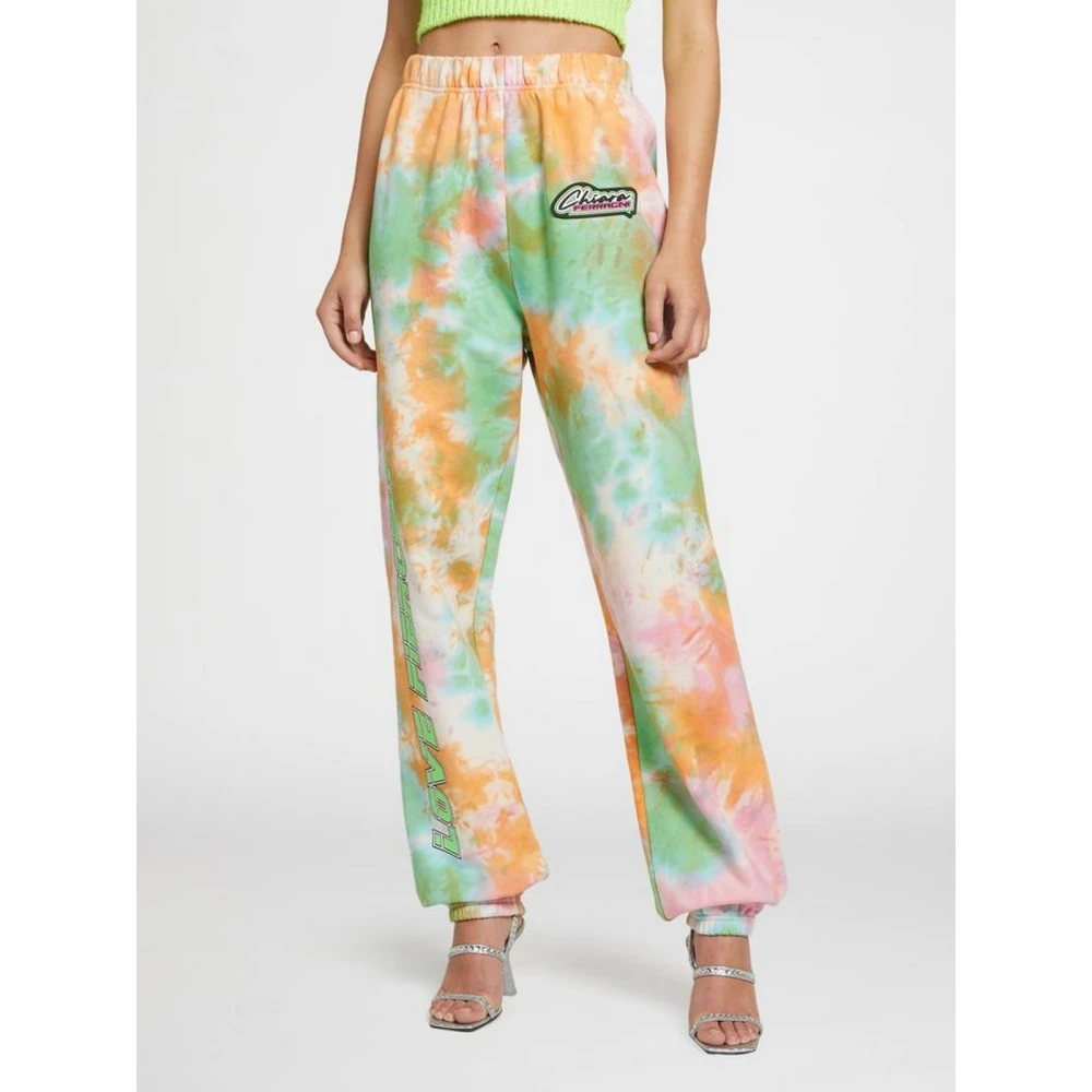 Chiara Ferragni Collection Katoenen Gym Broek Multicolor Dames