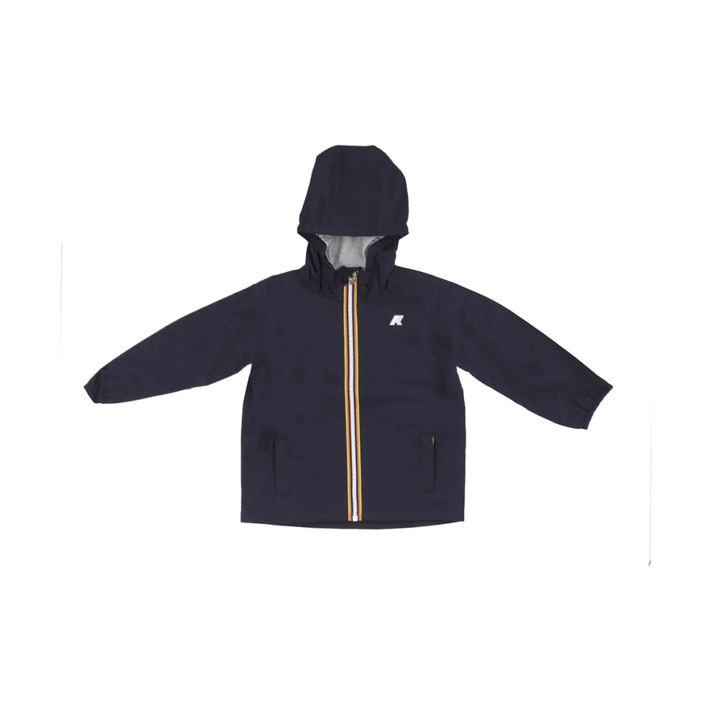 K-Way Boys Blue Light Jackets, 10 Y, Hooded Jacket