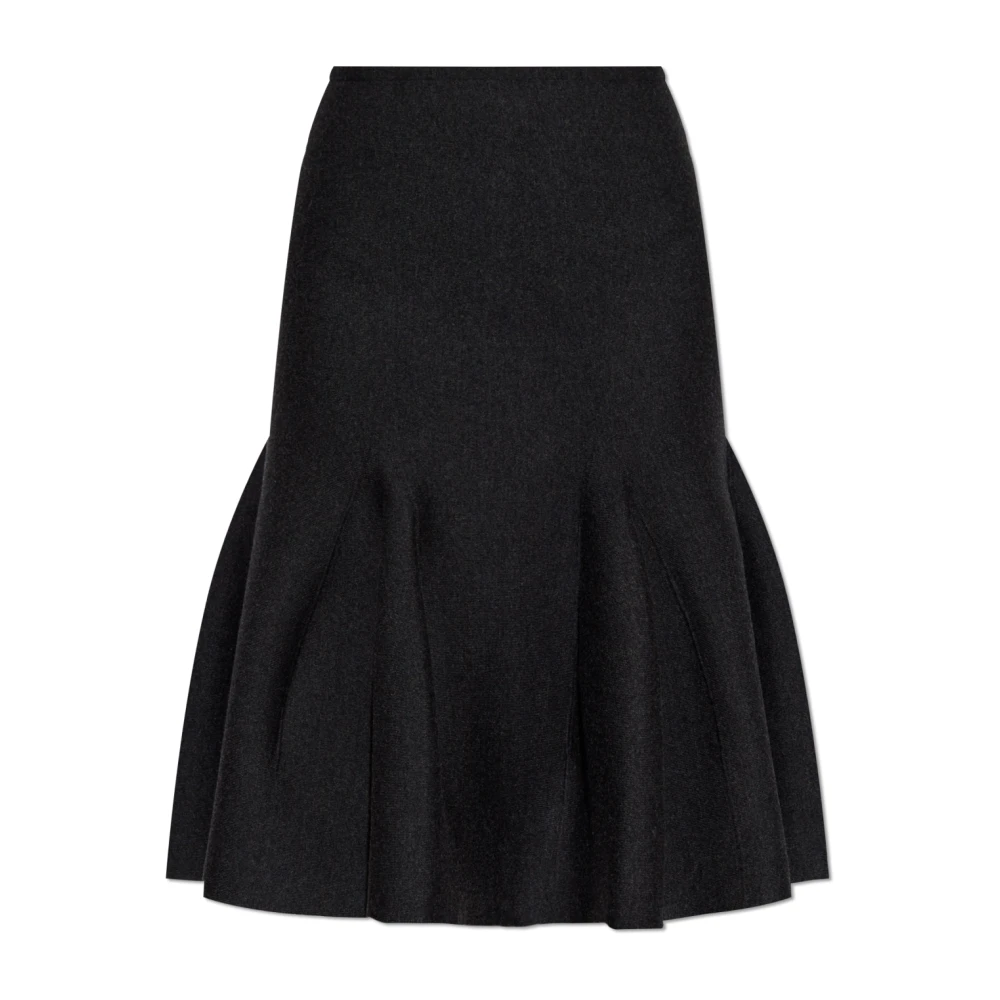 Alaïa Wol Rok Gray Dames