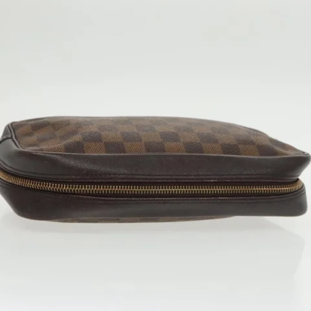 Louis Vuitton Vintage Pre-owned Canvas clutches Brown Dames