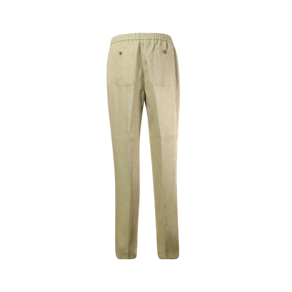 ETRO Slim-fit Trousers Green Heren