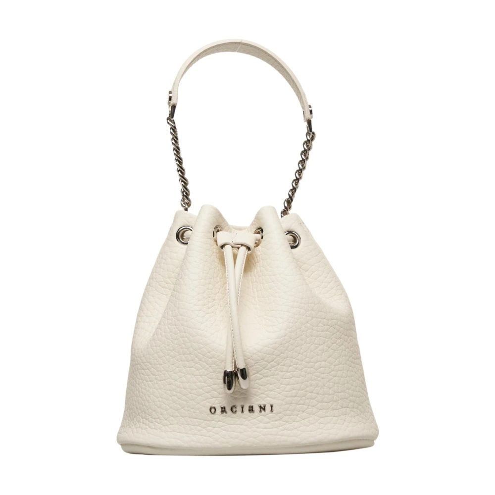 Orciani Witte Bucket Bag & Rugzak White Dames