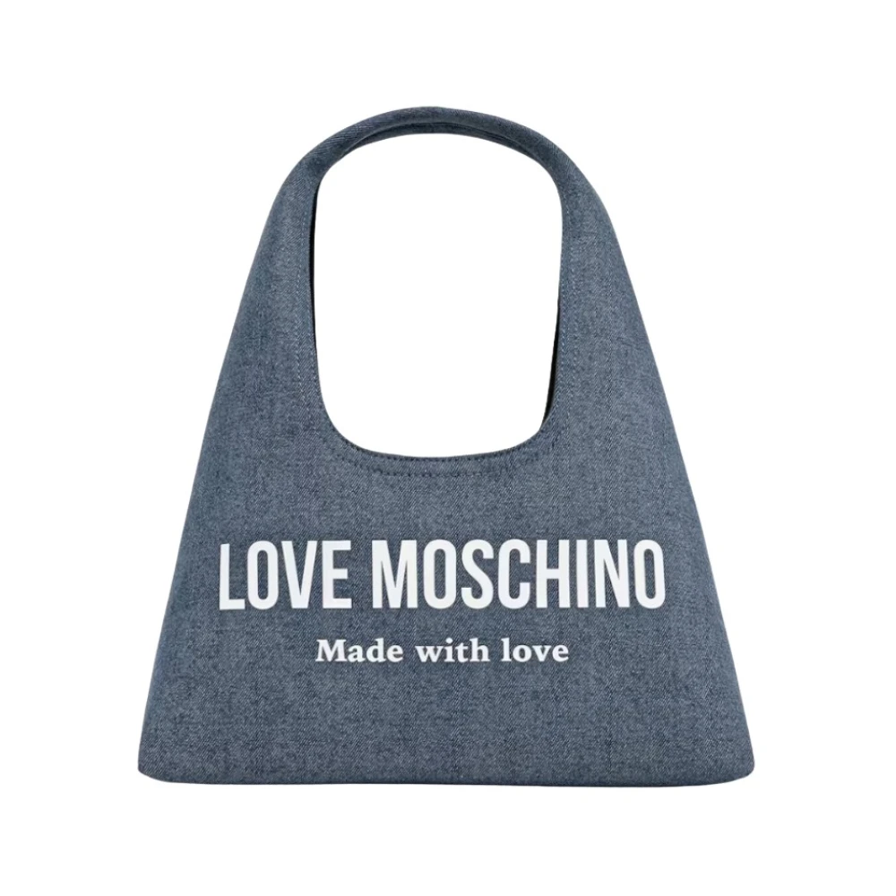 Love Moschino Women's Blue Denim Handbag