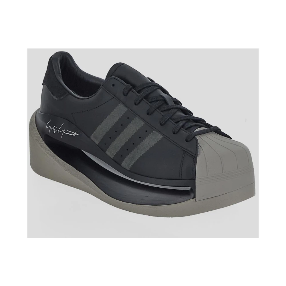 Y-3 Superstar Leren Sneaker Black Heren