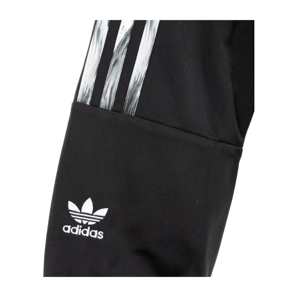 Adidas Zwart Track Jacket met Firebird Design Black Dames