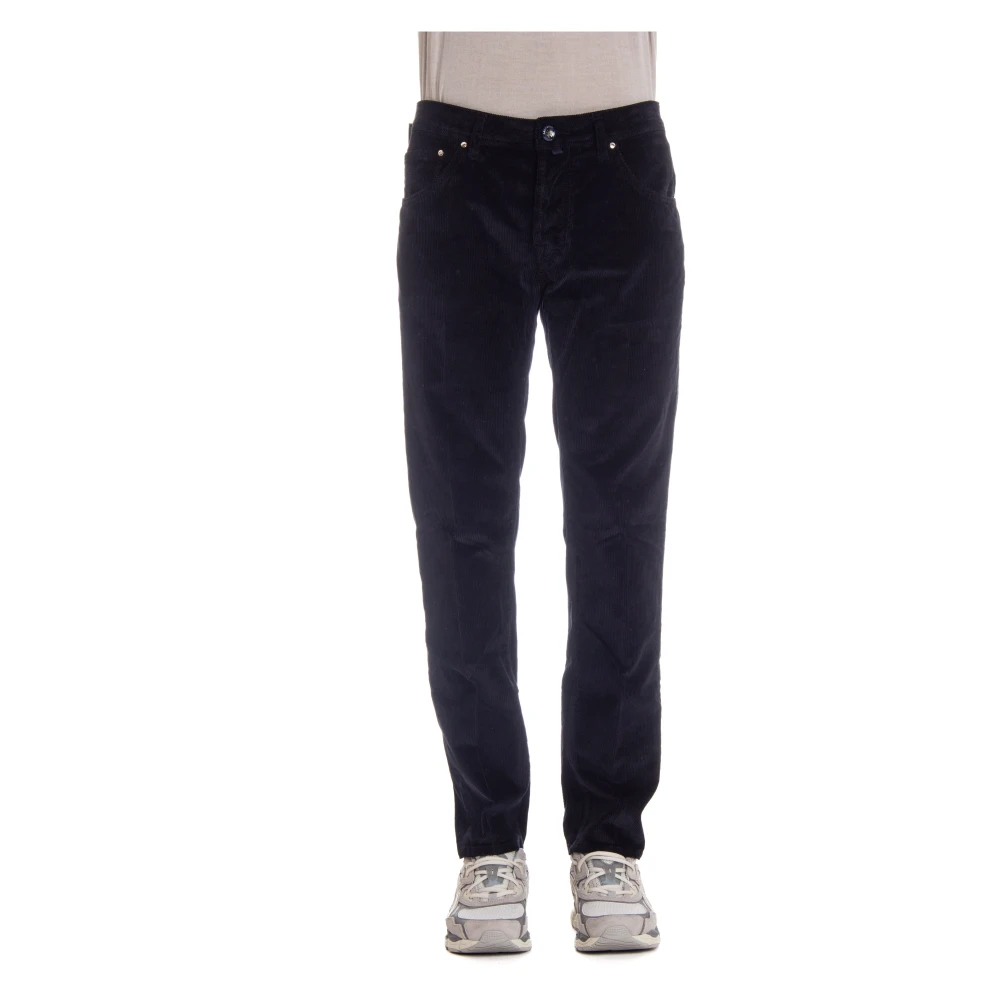 Jacob Cohën Luxe 5-pocket fluwelen jeans Blue Heren