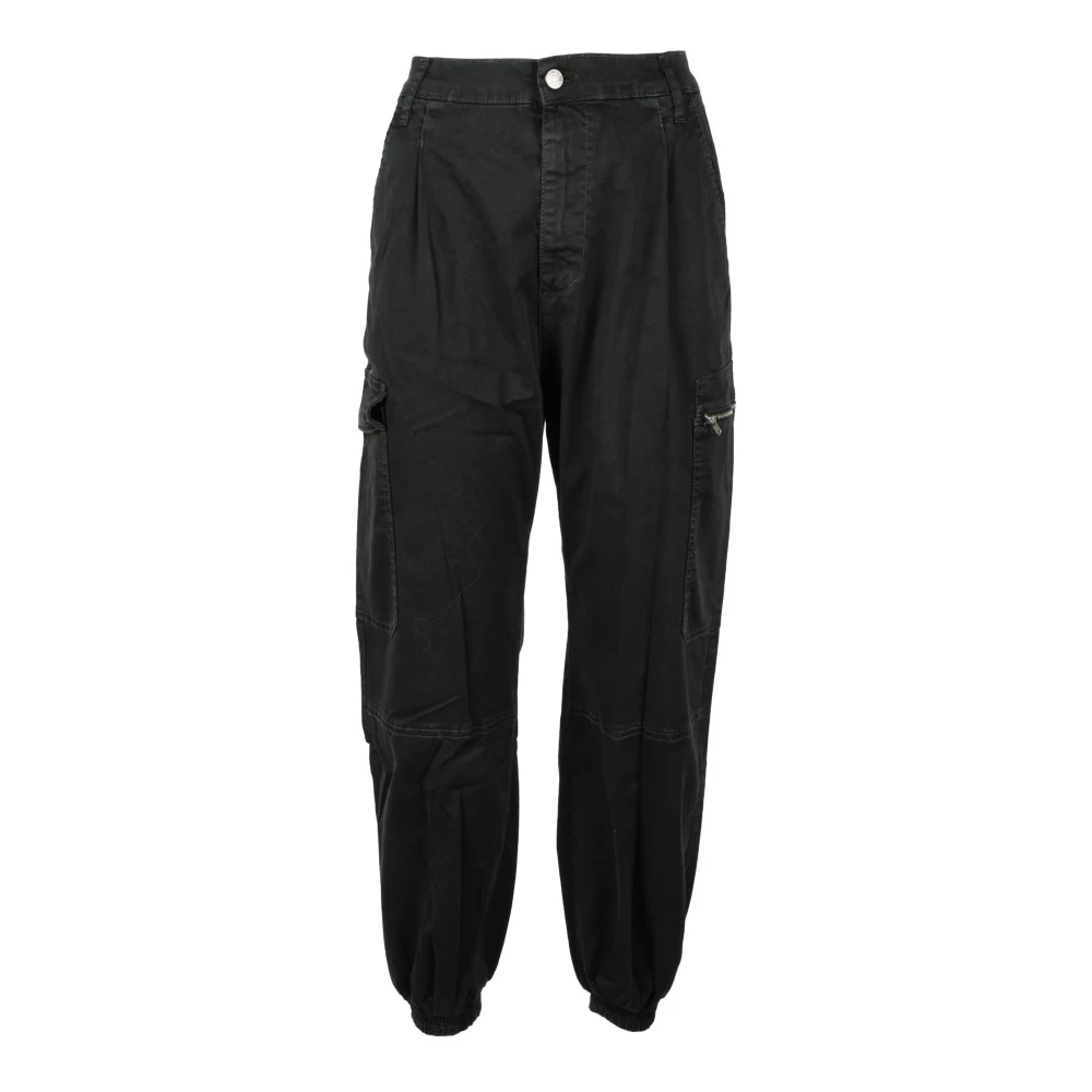 Please Katoen Elastan Pantalone Black Dames