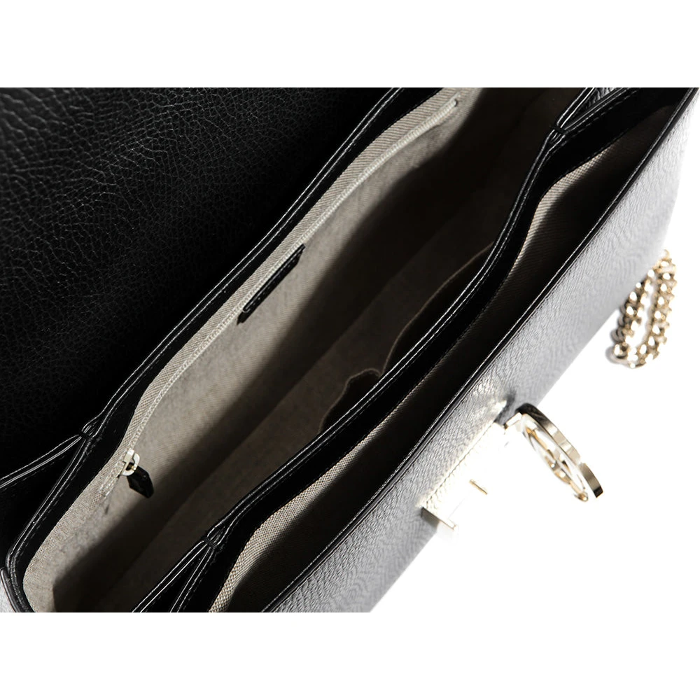 Gucci Zwarte Handtas Logo Leer Dollar Calf Black Dames