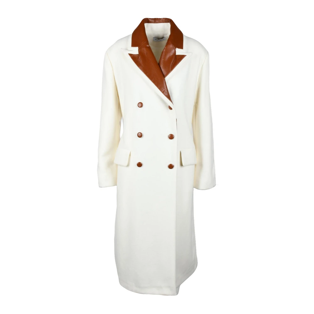 Weili Zheng Stijlvolle Witte Jas voor Vrouwen White Dames