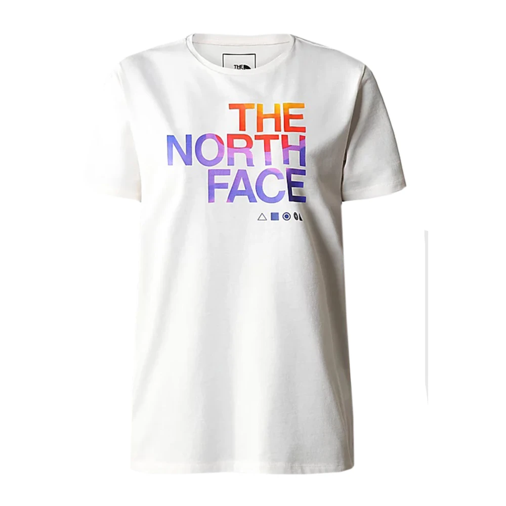 The North Face Klimmen-geïnspireerd T-shirt White Dames