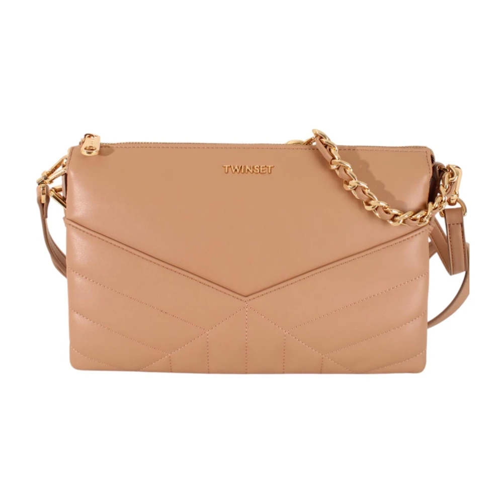 Twinset Women's Beige Cross Body Bags, One Size, Daniela Crossbody Bag