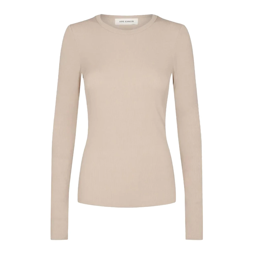 Sofie Schnoor Zachte en Comfortabele Beige Blouse Beige Dames