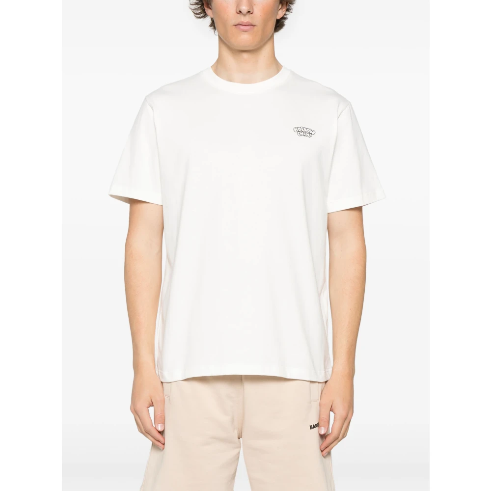 Barrow Off White Jersey T-Shirt Beige Heren