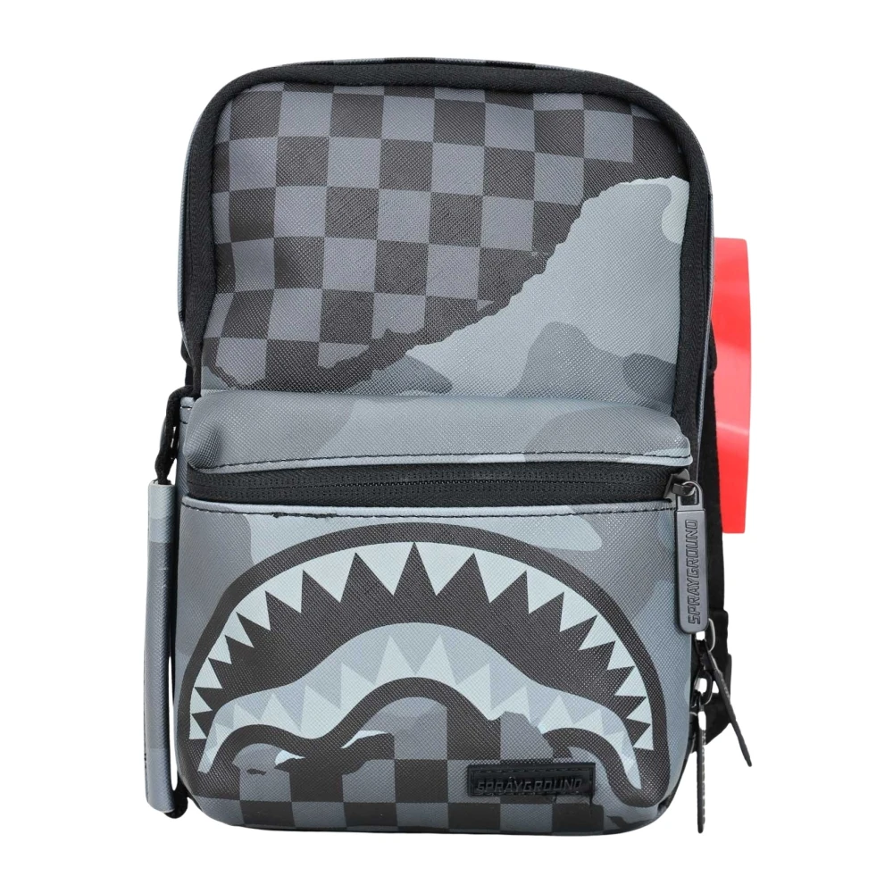 Sprayground Zwarte Schoudertas Tear It Up Black Heren