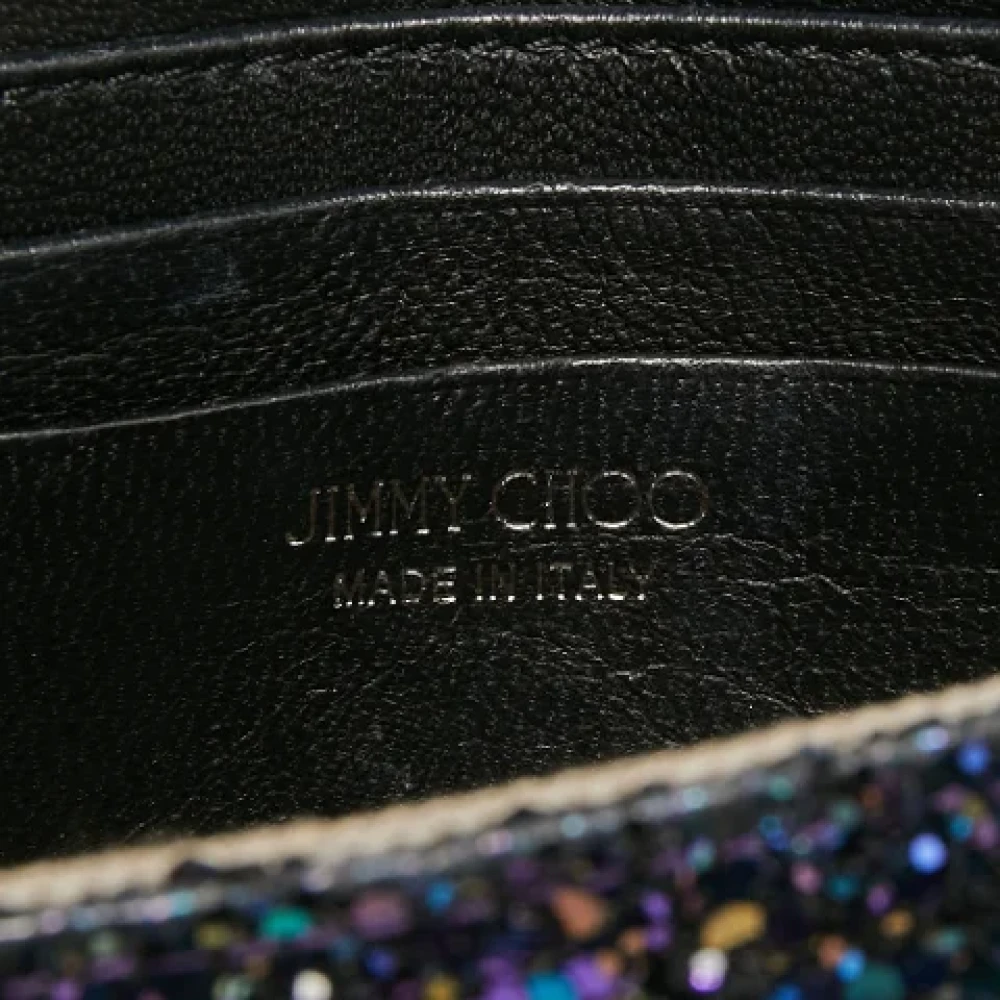 Jimmy Choo Pre-owned Fabric shoulder-bags Blue Dames