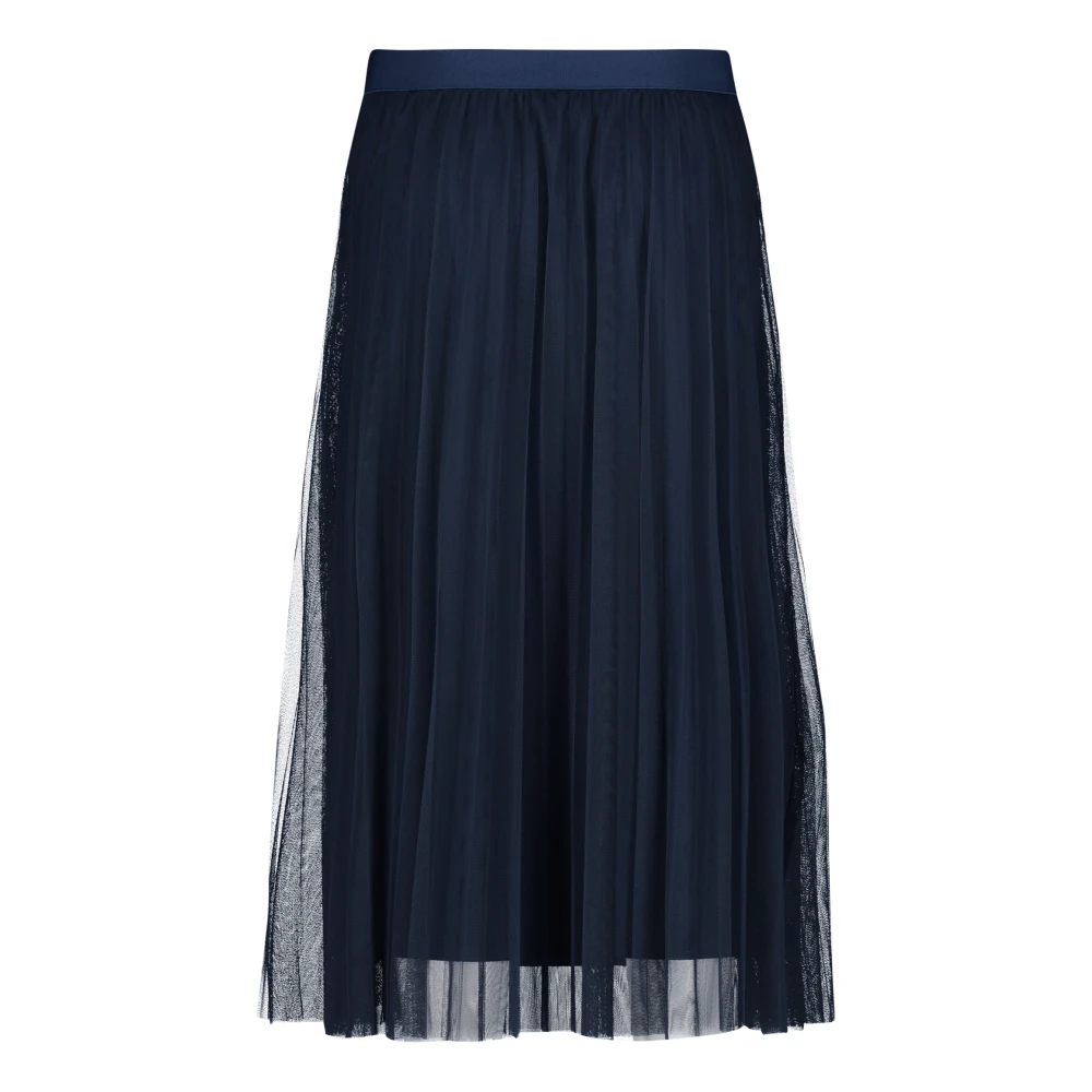 Betty & Co Midi rok met plooien Blue Dames