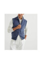 gilet-en-cuir-bleu-avec-col-haut
