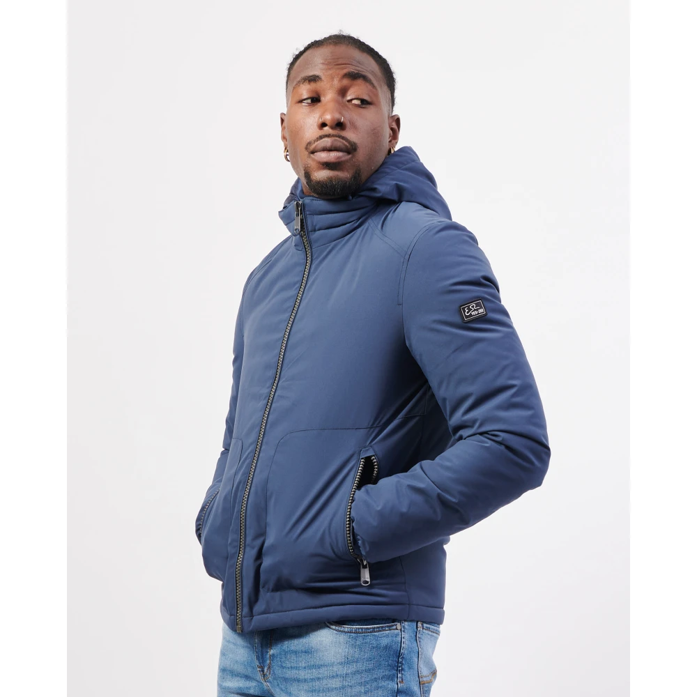 YES ZEE Blauwe gevoerde softshell jas Blue Heren