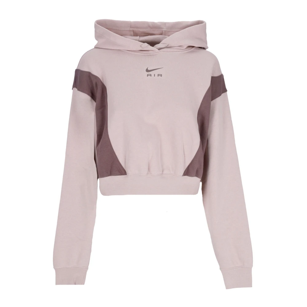 Nike Oversized Cropped Hoodie Sportswear Air Pink, Dam